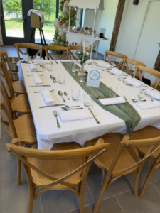 Salle de réception - Anniversaire - Domaine du Clos de la Sansonnette à Bosville en Normandie