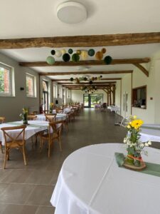 Salle de réception - Domaine du Clos de la Sansonnette à Bosville en Normandie