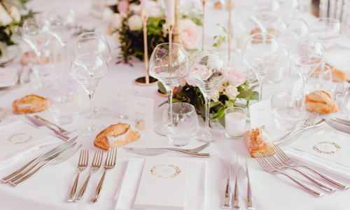 verres à votre disposition sur votre lieu de réception